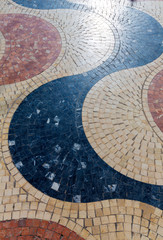 Alicante la Explanada de Espana mosaic of marble tiles