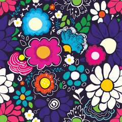 Floral seamless pattern - 62271761