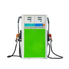 Isolated gas pumper © Kaikoro