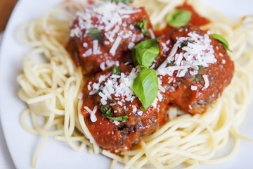 Spaghetti and Meatballs