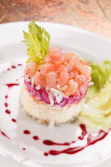 Russian herring salad