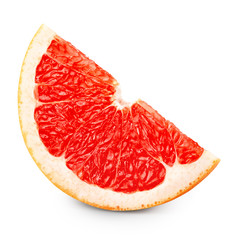 Slice of grapefruit
