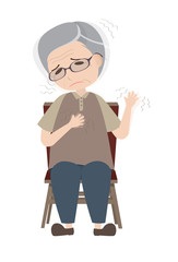 Parkinson's disease patient with dyskinesia symptom