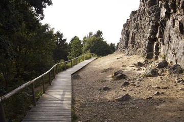 Fototapeta na wymiar climbing wall in germany
