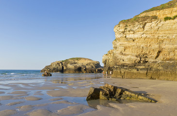 Cliffs and beach