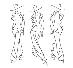 Sketch Fashion Poses