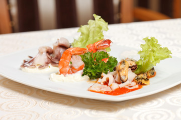 seafood appetizer
