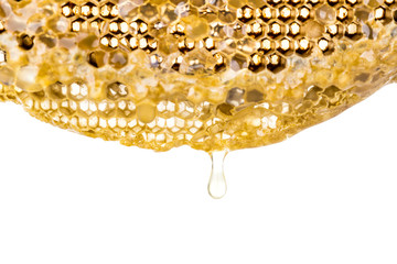 Fresh honey in comb