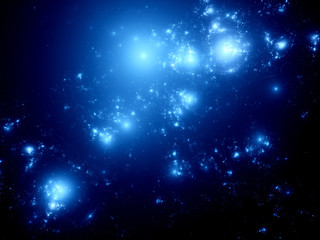 Young stars in deep space