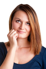 Fototapeta premium Woman Thinking