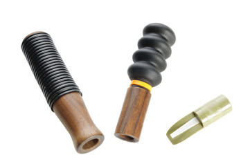 game calls isolated on white