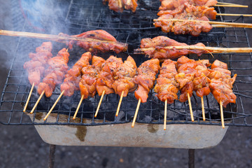 Food, grilled chicken.