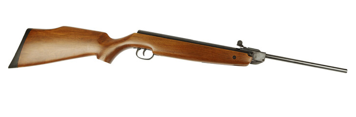 Rifle gun isolated on white