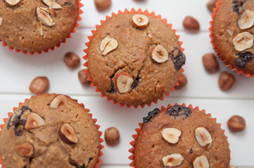 Haselnuss Muffins