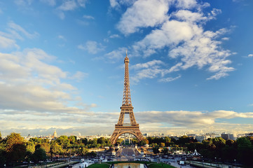 Fototapeta na wymiar Paryż - widok z Wieży Eiffla