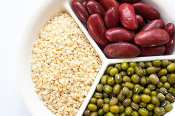 Close-up of seed plants.