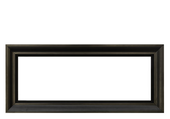 Obraz premium High Resolution Empty Frame Isolated on White Background