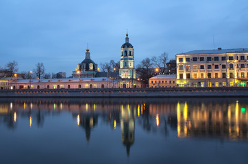 Fototapeta na wymiar Moscow. The Church of St. Nicholas