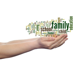 Conceptual  education word cloud