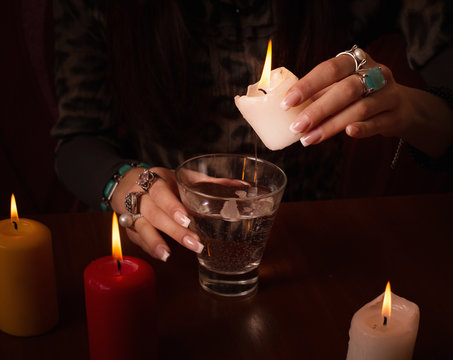 Divination with candle