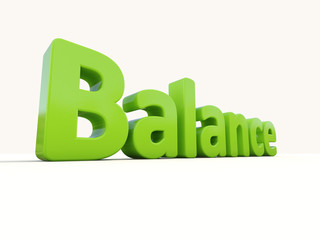 3d word balance