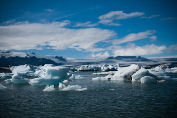 glacier lagoon in Iceland