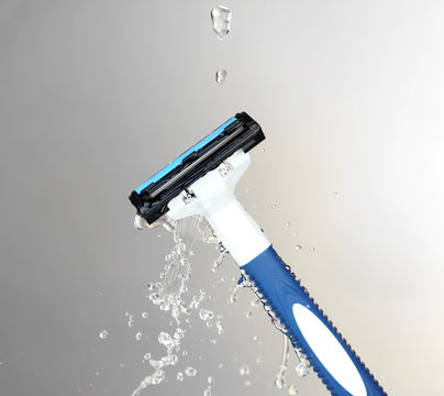 Men Shaver On Light Grey Background