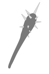 cartoon image of sword weapon - mace