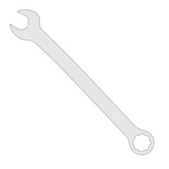 cartoon image of wrench tool
