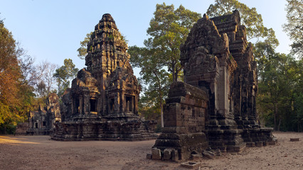 Thommanon, Hindu temples at Angkor, Cambodia.