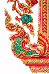 Thai art in a temple.