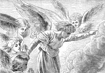 Naklejka premium angels