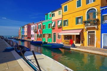 Fototapeta na wymiar architektura na wyspie Burano. Wenecja. Włochy.