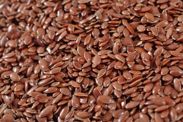 Heap of linseed
