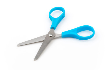 Scissors isolated white background