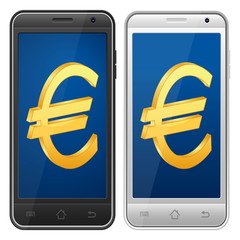smartphone euro symbol