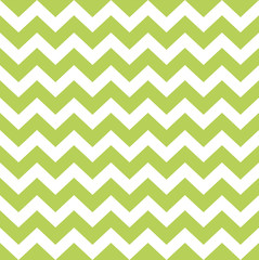 Zigzag pattern in wild green isolated on white