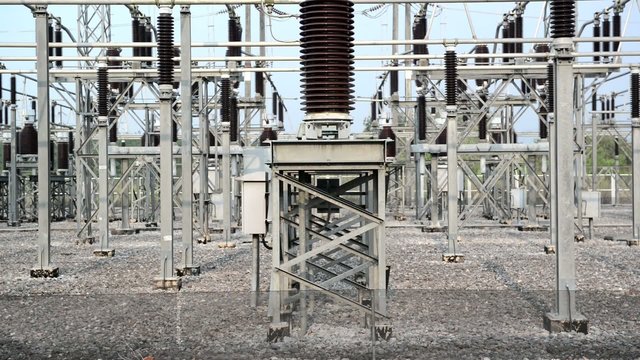 Power station for making electric energy