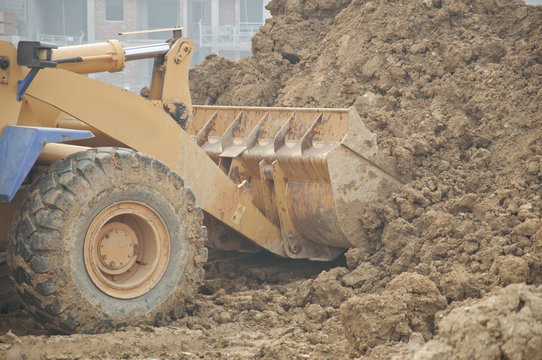 bulldozer at work