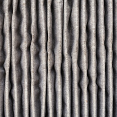 Fototapeta premium Close up inside of dirty air filter