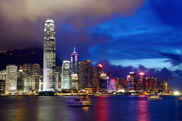 Fototapeta na wymiar Hong Kong downtown