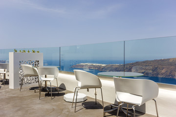 View on Oia in Santorini