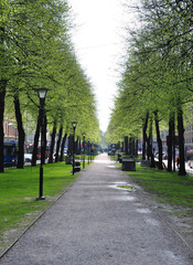 street and alley in Stockholm, Sweden, Europe