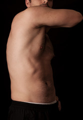 Fototapeta premium Human anatomy series: serratus anterior