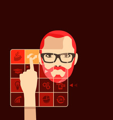 Choice. Vector format