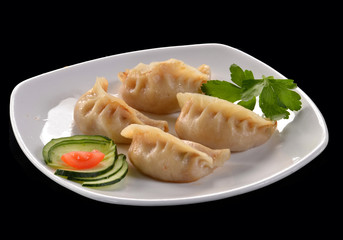 Ravioli chino,comida china,