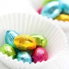 Easter chocolate eggs