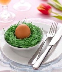 Easter table setting