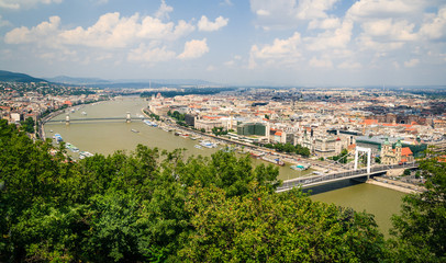 Fototapeta premium Danube and Budapest