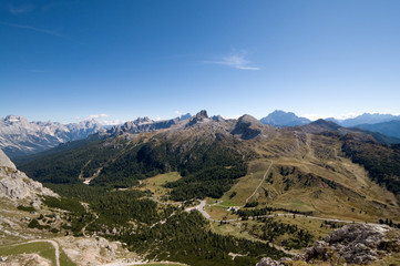 Fototapeta premium Falzaregopass - Dolomiten - Alpen